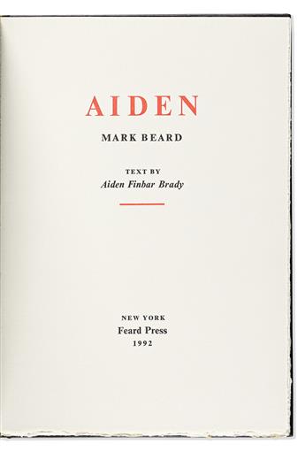 MARK BEARD (1956) & text by AIDEN FINBAR BRADY (1966-) Aiden.